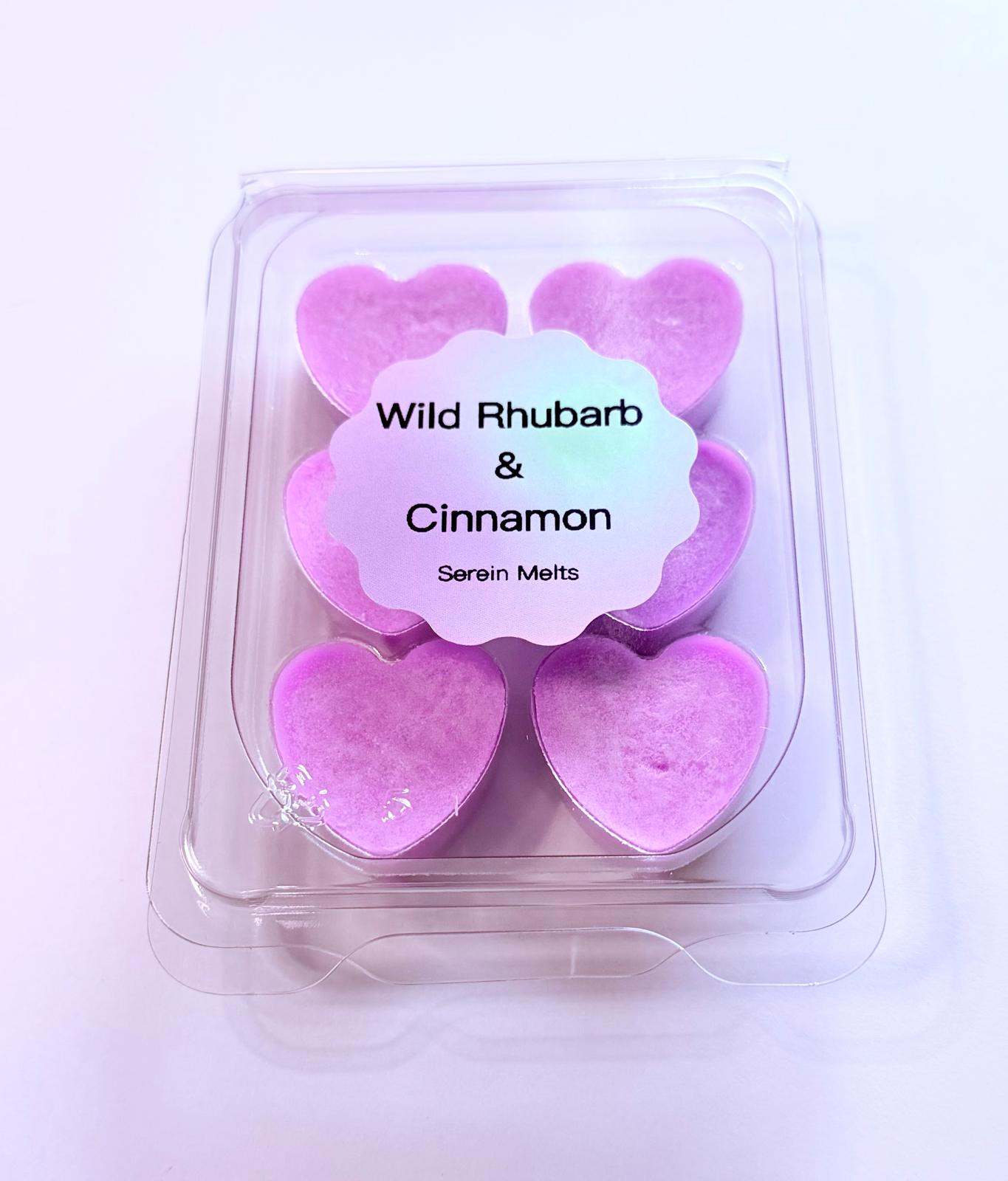 Wild Rhubarb & Cinnamon | Handmade Natural Wax Melts | Coconut & Rapeseed | Vegan & Eco-Friendly